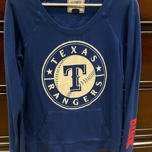 5th & Ocean Blue Texas Rangers Top